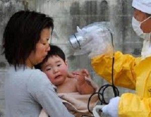 mother,child & radiation worker
