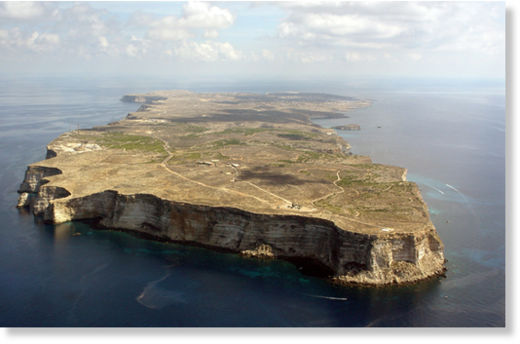 Click to enlarge Lampedusa island