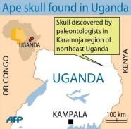map, uganda