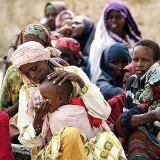 Click to enlarge somali women, famine