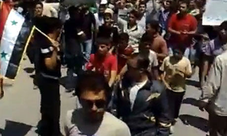 Click to enlarge Syrian demonstration