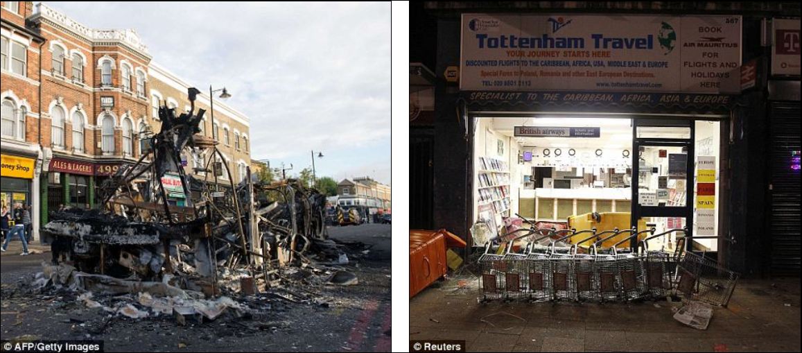 Click to enlarge london riots
