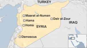 Syria map