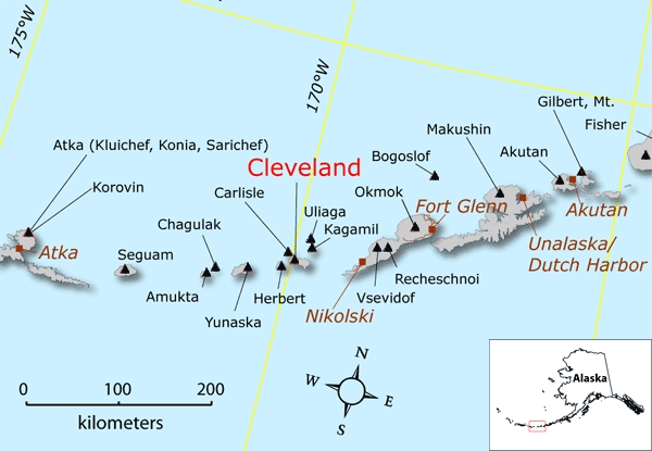 Cleveland volcano
