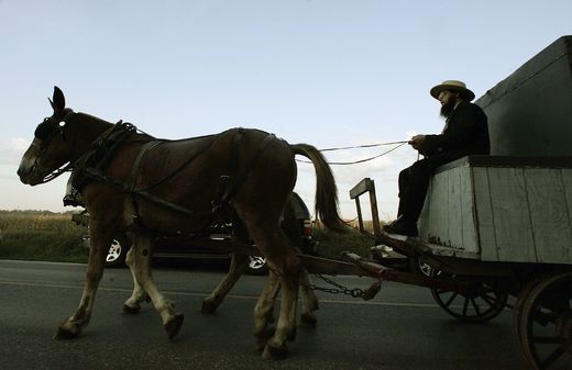 Amish wagon