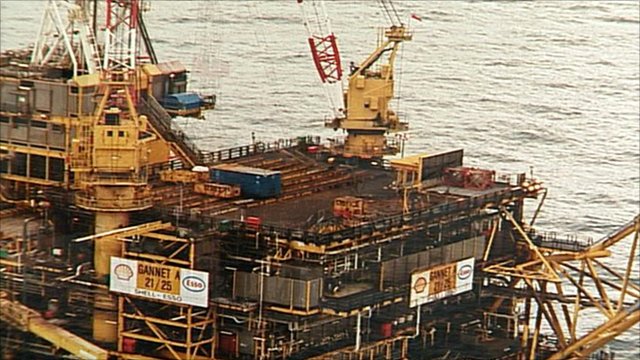 gannet oil platform