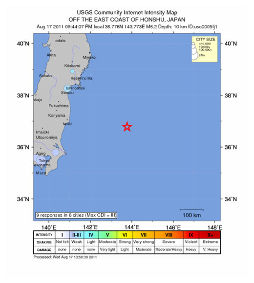 Honshu Quake_170811