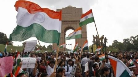Click to enlarge India protests