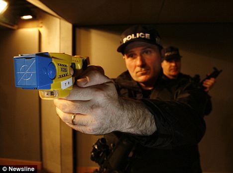 Polcie Taser gun