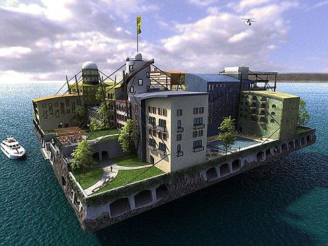 Click to enlarge floating city