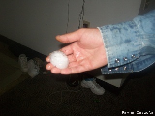 Click to enlarge Wisconsin hail