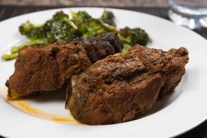 cooked meat