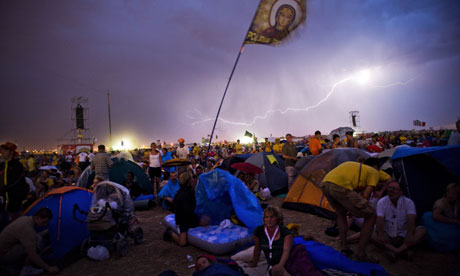 Pope storm