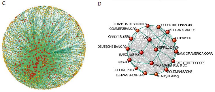 Financial Network topology