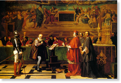 Galileo before the Holy Office