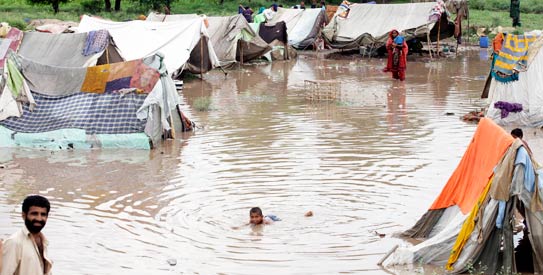 Pakistan flood victims