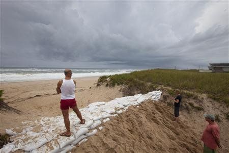 Irene sandbags Virginia