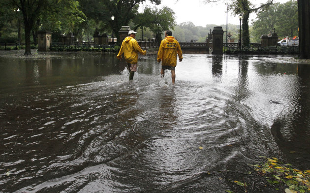 Irene road flooding