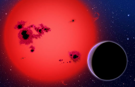 Illustration of a gas giant