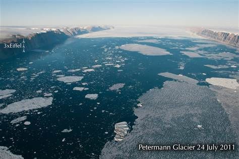Click to enlarge extent of the ice loss