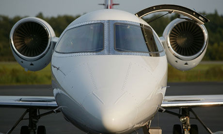Click to enlarge Gulfstream jet