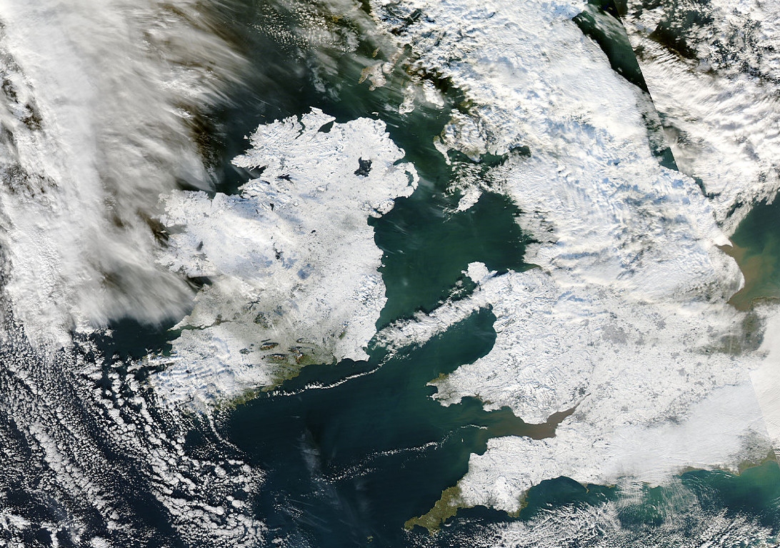 UK under snow
