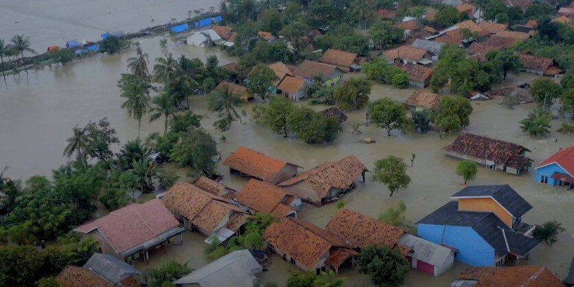 Click to enlarge Floods in Karawang, West Java, Indonesia