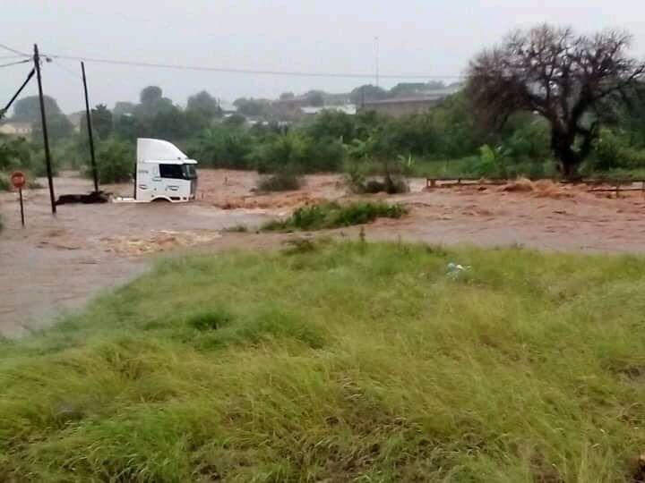 Floods in Musina, Limpopo, South Africa,