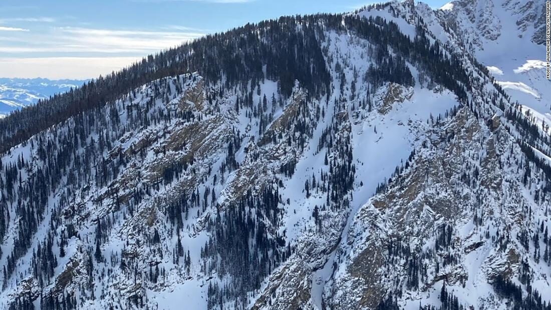 Bridger-Teton Avalanche Center shared this photo on Monday announcing there had been a fatality 