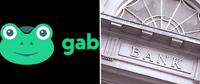 Click to enlarge Gab logo and bank