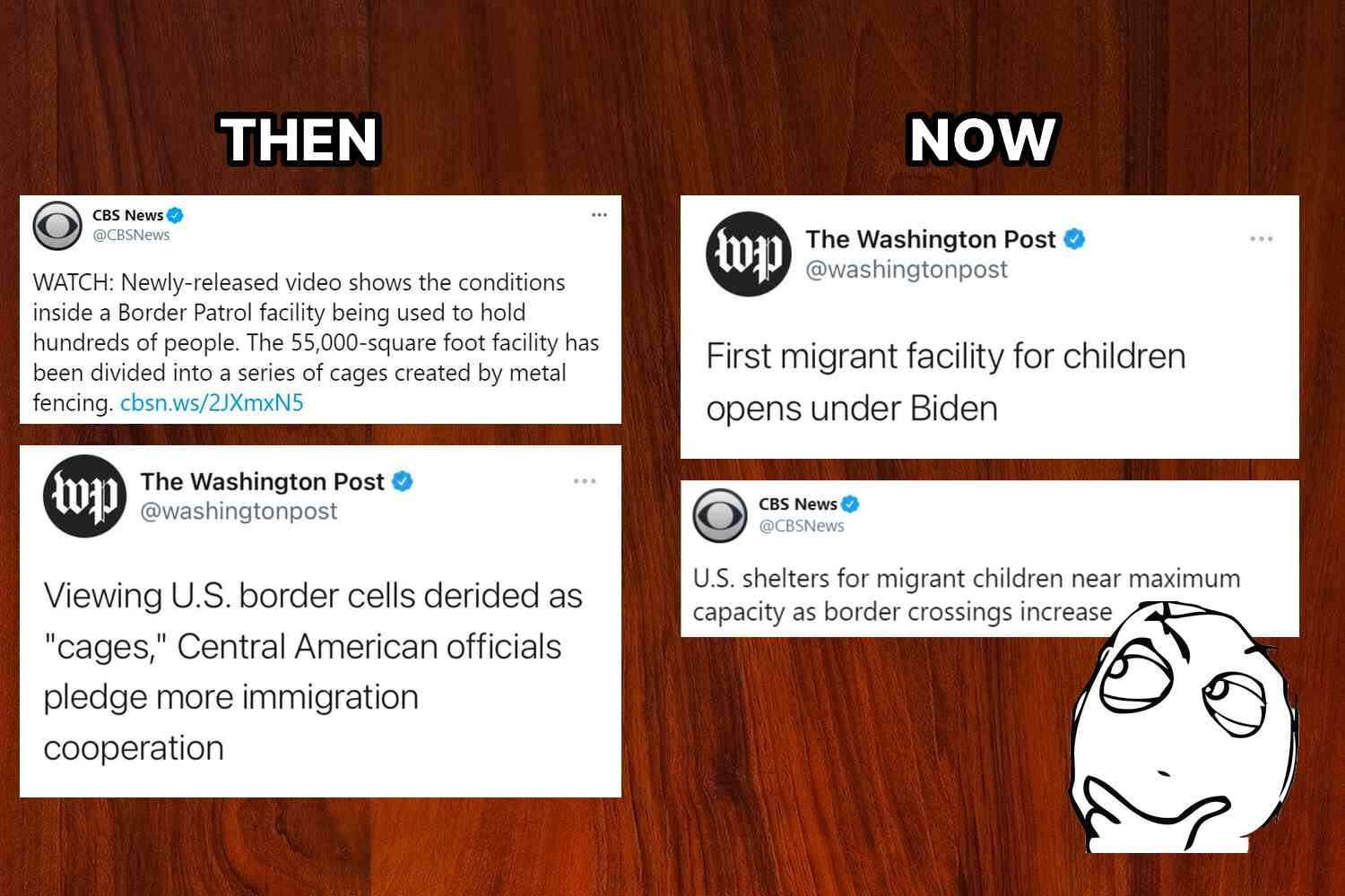 kids in cages then vs now
