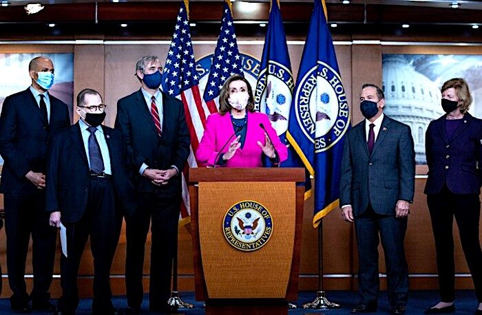 Pelosi podium others