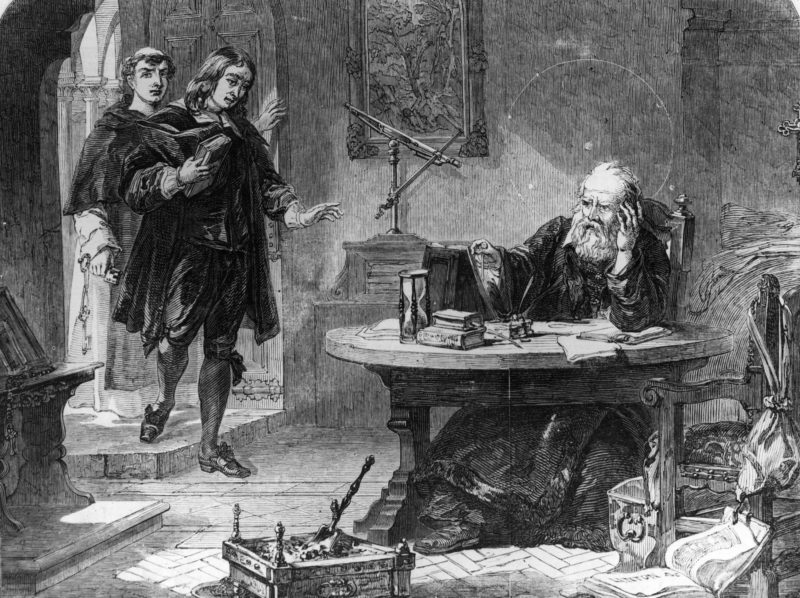 John Milton visiting Galileo