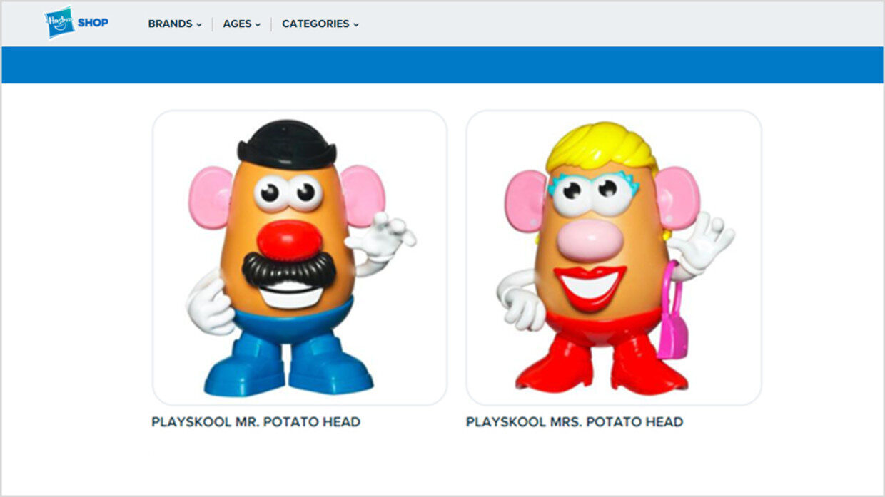 Mr. Potato Head drops the title and is now just 'Potato Head' finally