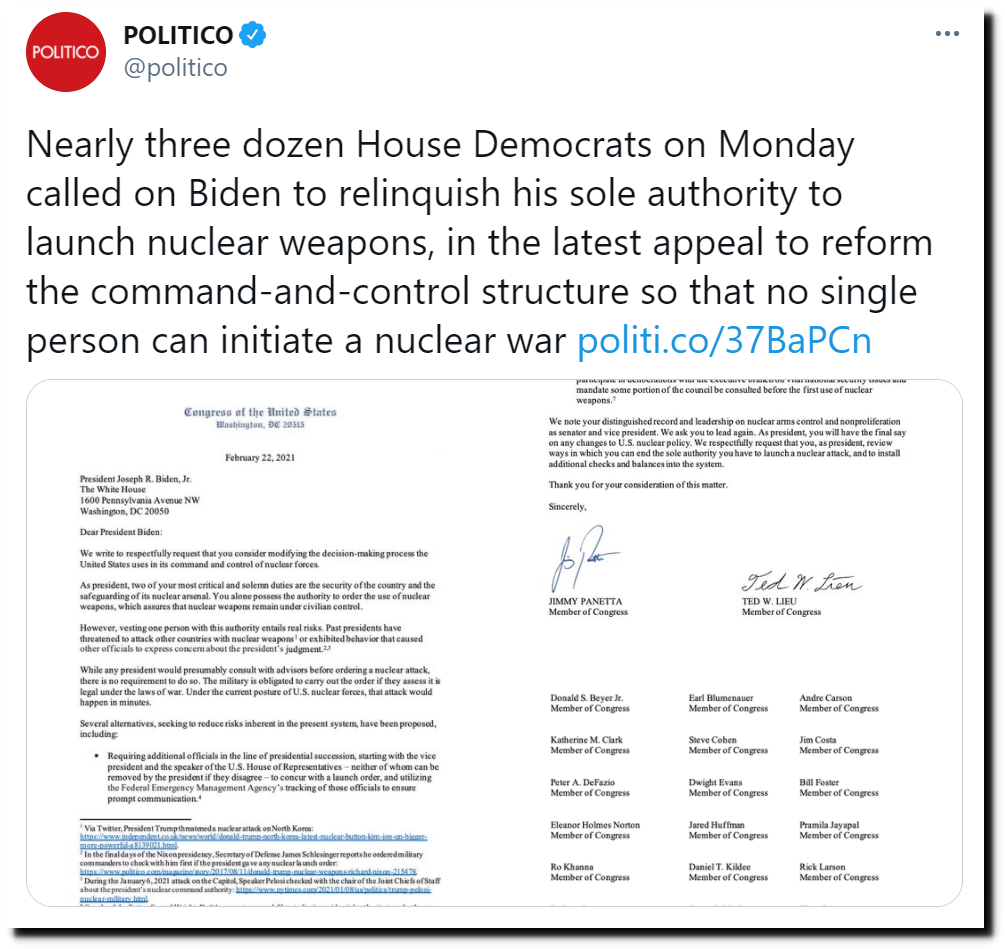 Click to enlarge Politico Article