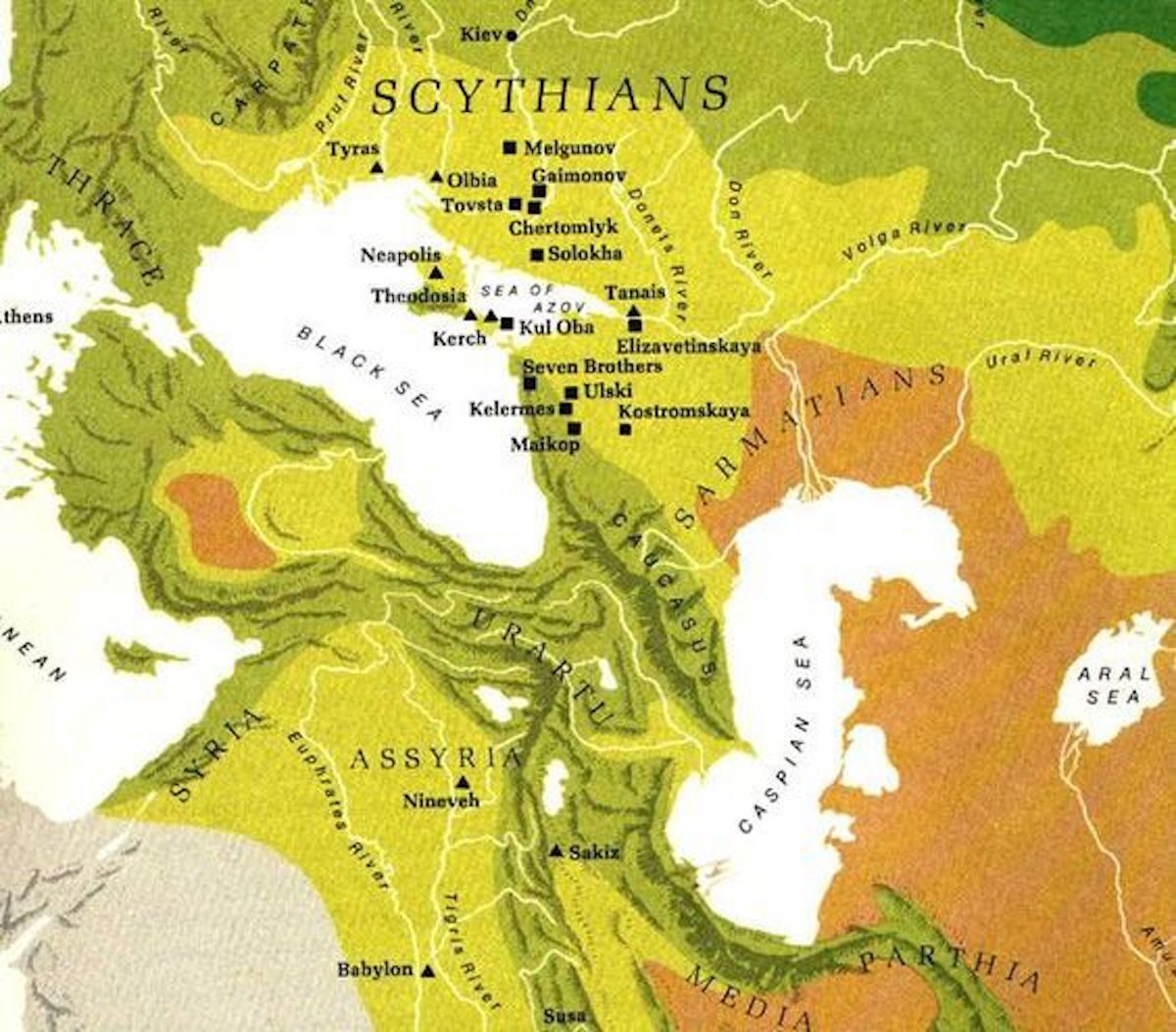 Map of Russia
