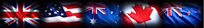 Five Eyes flags