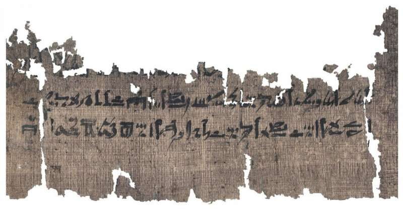 Click to enlarge papyrus