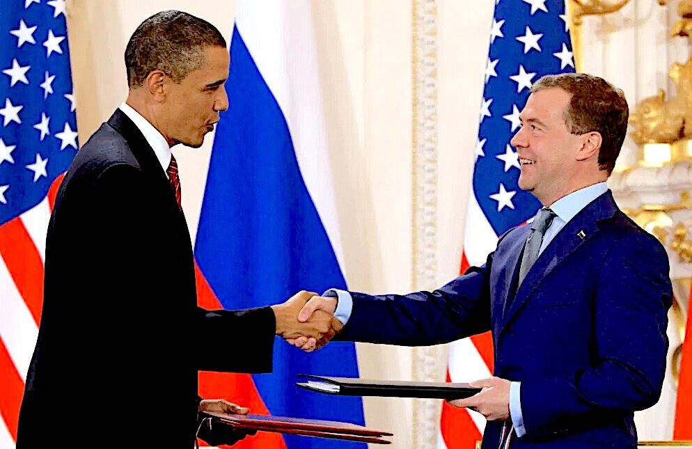 Obama Medvedev