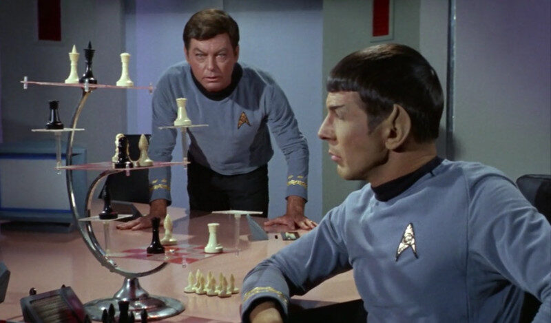 Click to enlarge Doctor and Spock