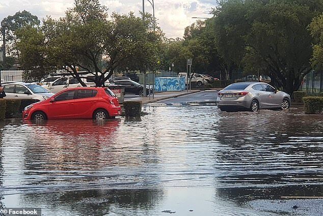 A severe storm has hit Brisbane, leaving up to 18,000 homes without power and flooding the Pacific Motorway in the CBD