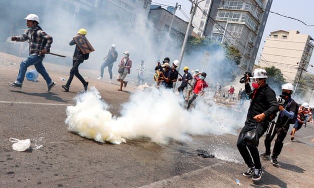 Click to enlarge Protests in Myanmar