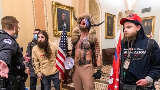 Click to enlarge Jacob Chansley qanon shaman capitol riot