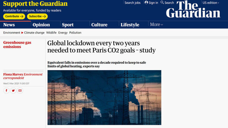 guardian lockdown climate
