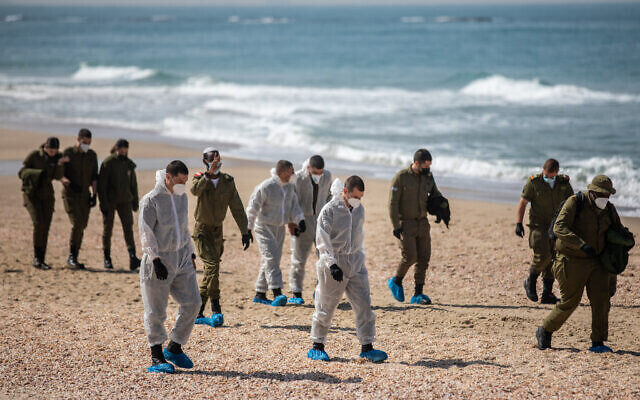 oil spill cleanup israel 2021