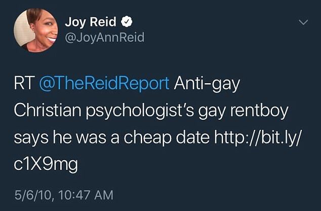 Click to enlarge Joy Reid crazy tweet 2
