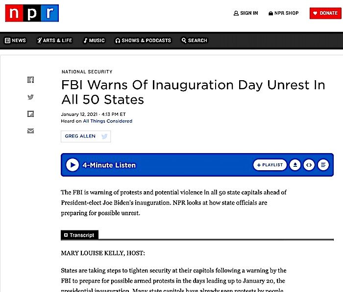Click to enlarge NPR headline
