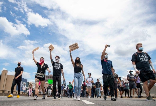 Protests over Floyd's death