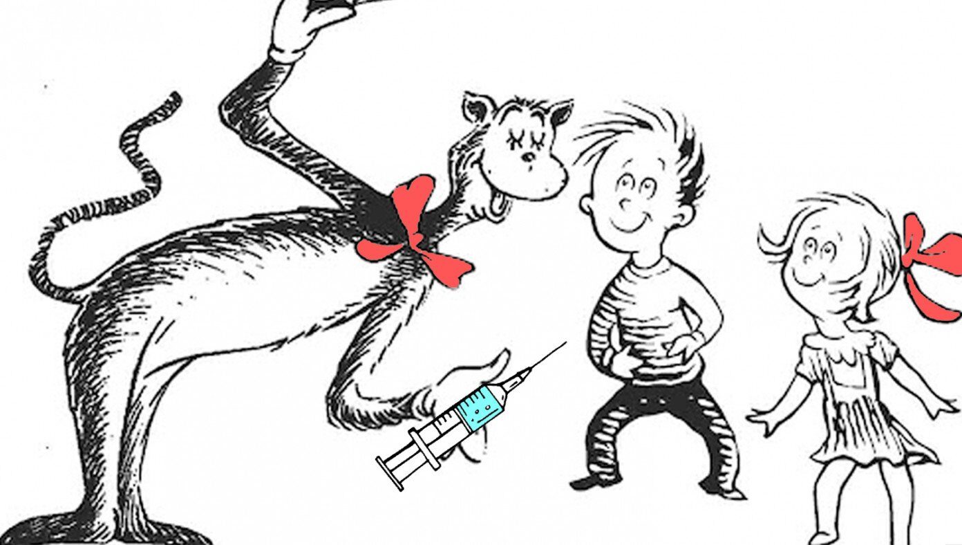 In new Dr. Seuss book, Cat in the Hat gives kids puberty blockers while their mother isn't home