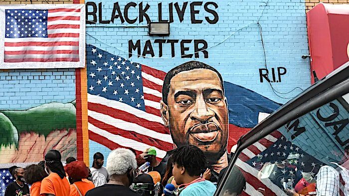 Click to enlarge Floyd BLM mural